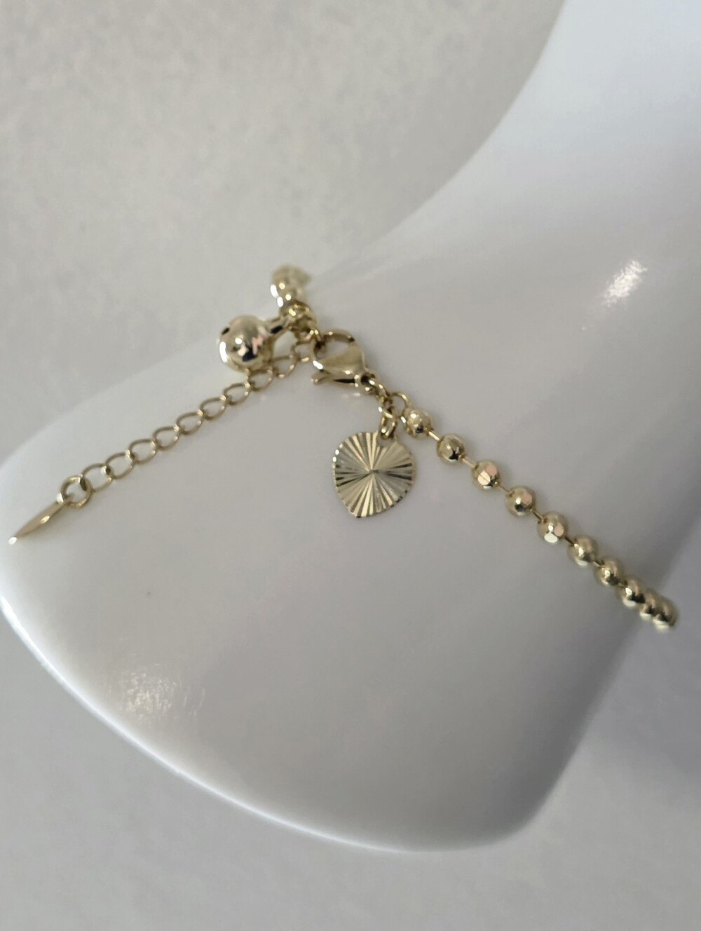 Beaded Station 7"+GBall Anklet
